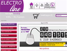 Tablet Screenshot of electroline.gr